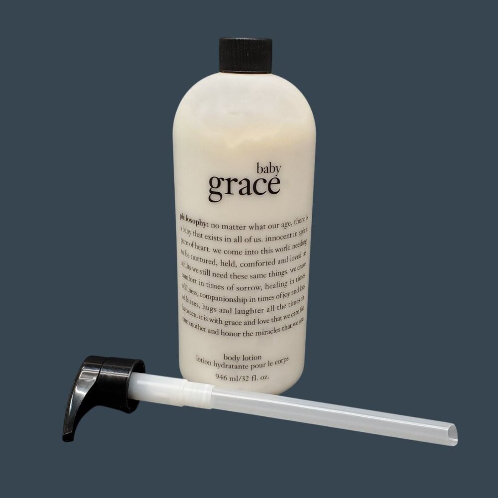 Philosophy Baby Grace Body Lotion 32 Fl. Oz. SEALED With Pump Attachment